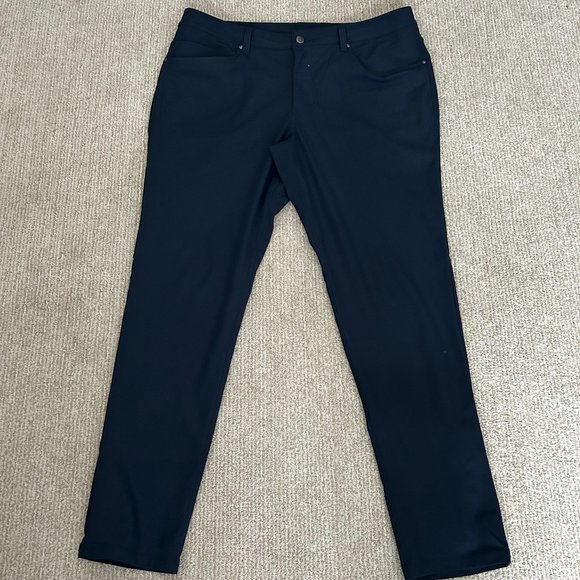 Lululemon ABC Slim-Fit Warpstreme 36-32 True Navy - Picture 1 of 3